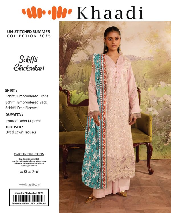 Khaadi 3 Piece Khaadi Chicken Kari Unstitched Suit New Collection For Womens