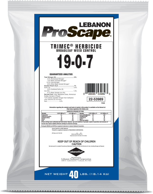 Lebanon ProScape 19-0-7 40% MESA Trimec 40lb.