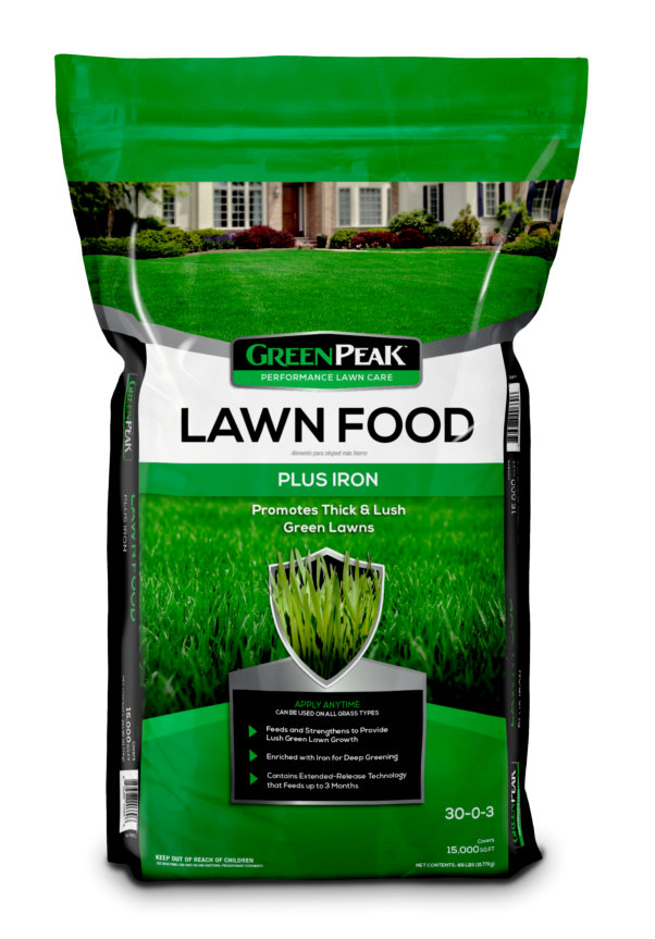 GreenPeak™ Lawn Food PLUS Iron 15,000 sq. ft.