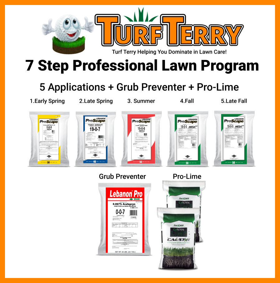 Turf Terry 7 Step Professional Lawn Program