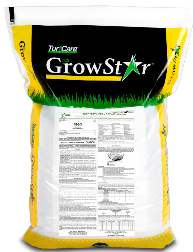 Turf Care 18-0-3 25% XCU .37 Prodiamine 50lb.