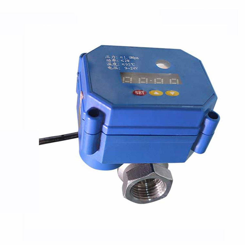 Válvula de bola eléctrica COVNA CWX-15Q 5V DN15 SS304 para agua