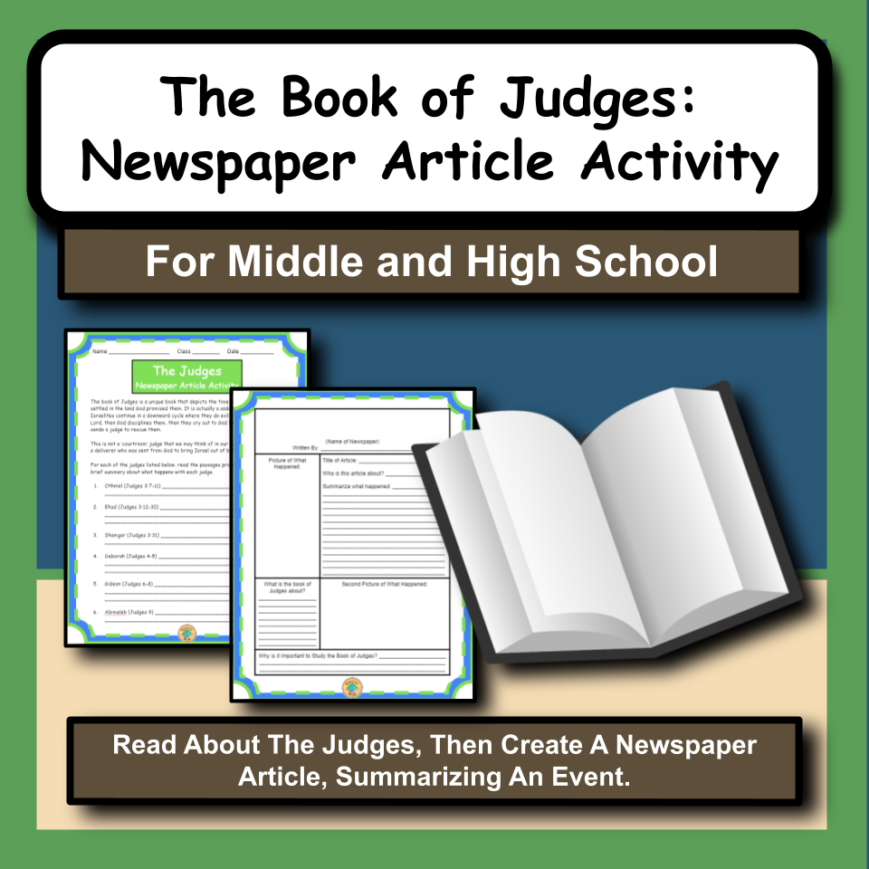 The Book of Judges: Newspaper Article Activity