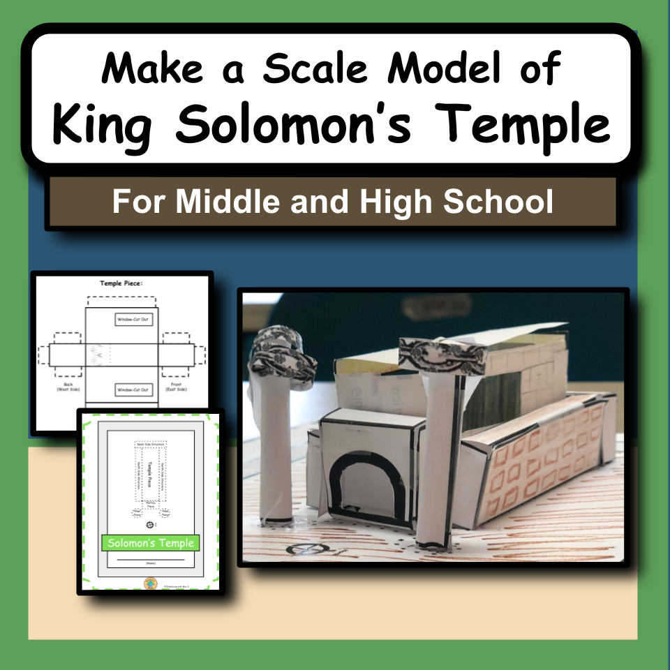 Make a Scale Model of King Solomon's Temple from the Old Testament