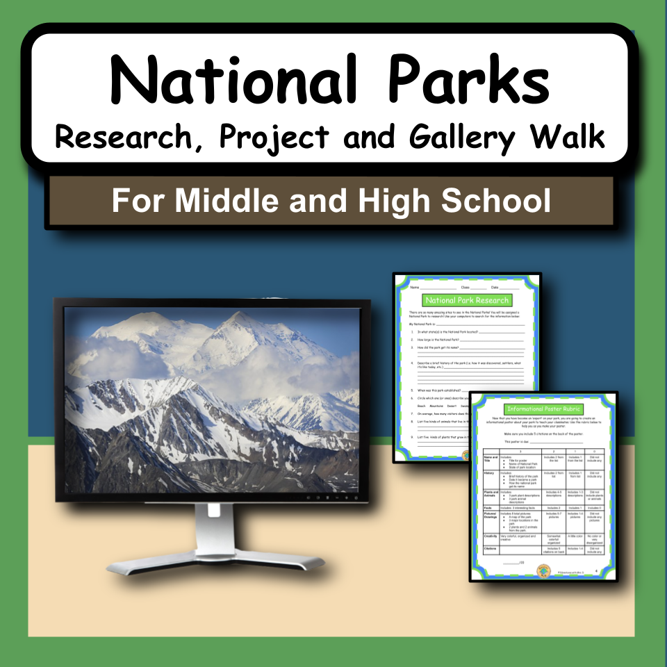 National Parks Research, Project and Gallery Walk
