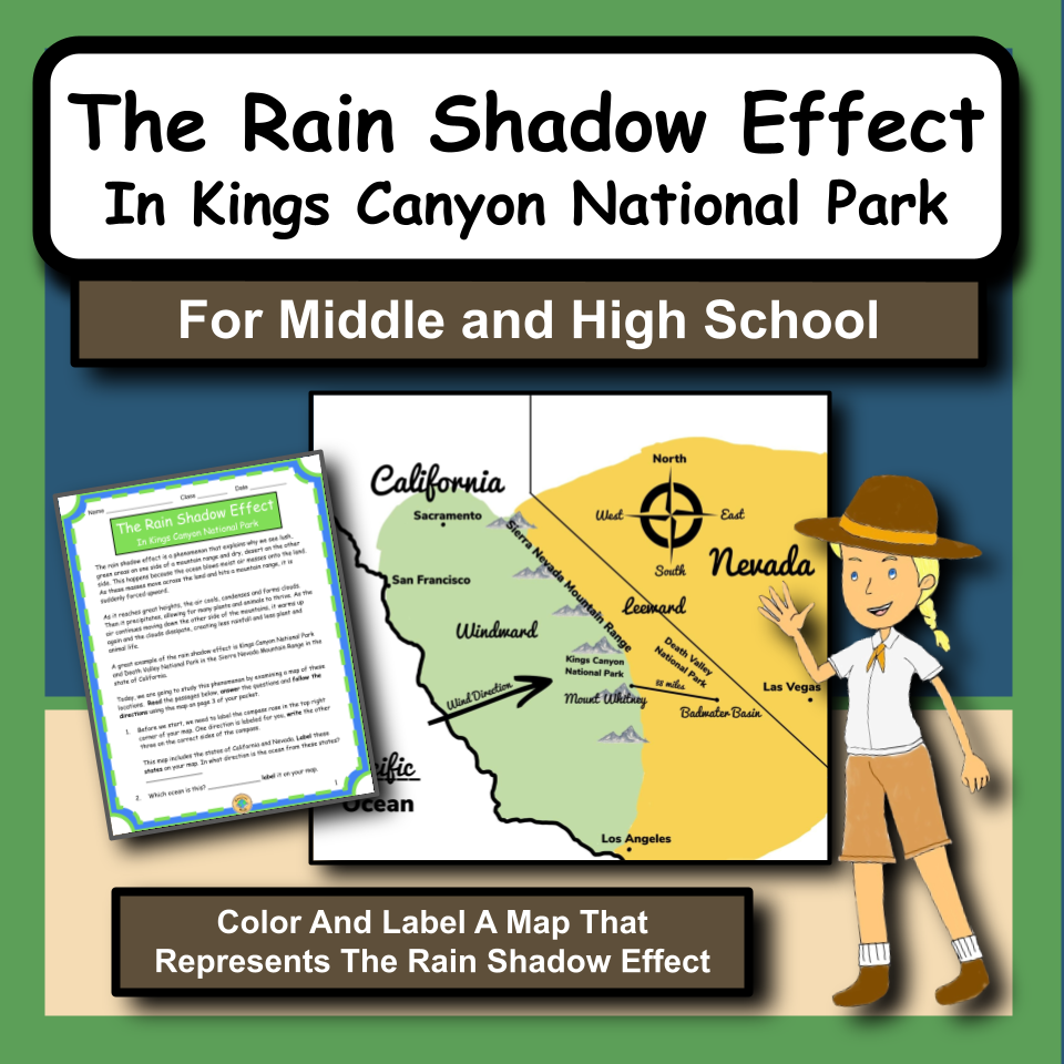 The Rain Shadow Effect in Kings Canyon National Park