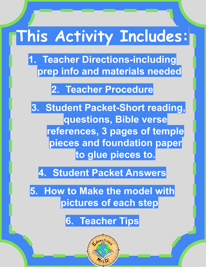 Make a Scale Model of King Solomon's Temple from the Old Testament