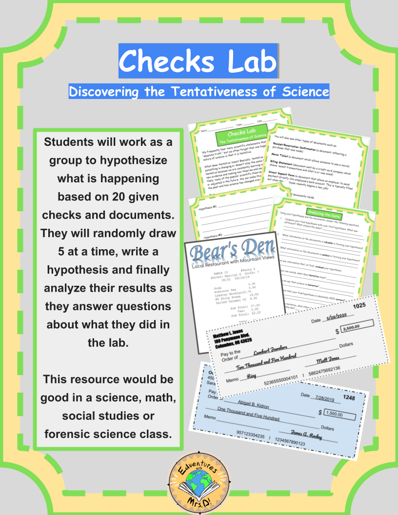 Checks Lab: Discovering the Nature of Science