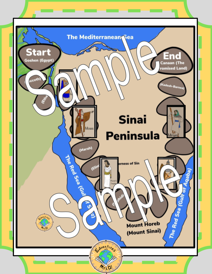 Israelite Wilderness Wanderings: The Exodus Board Game