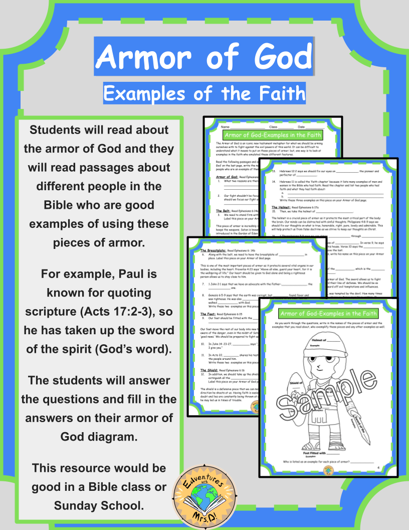 The Armor of God: Examples in the Faith