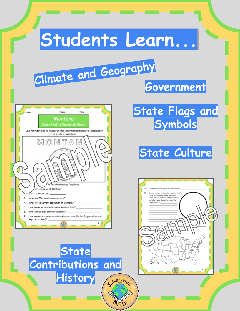 Montana Research Packet and Project Rubric