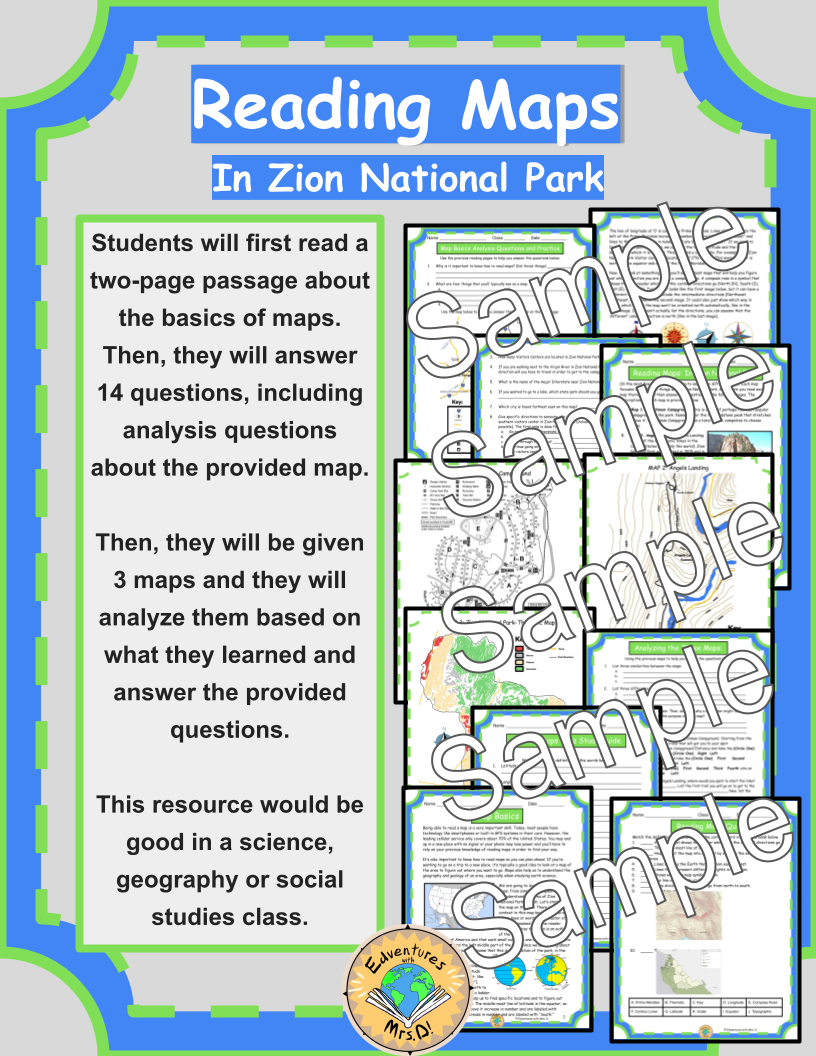 How to Read Maps: Zion National Park