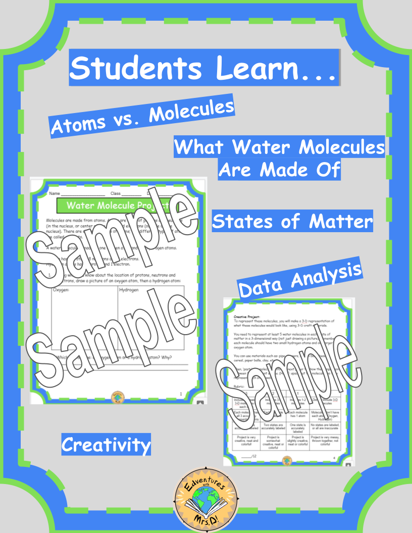 Water Molecules Project Activity