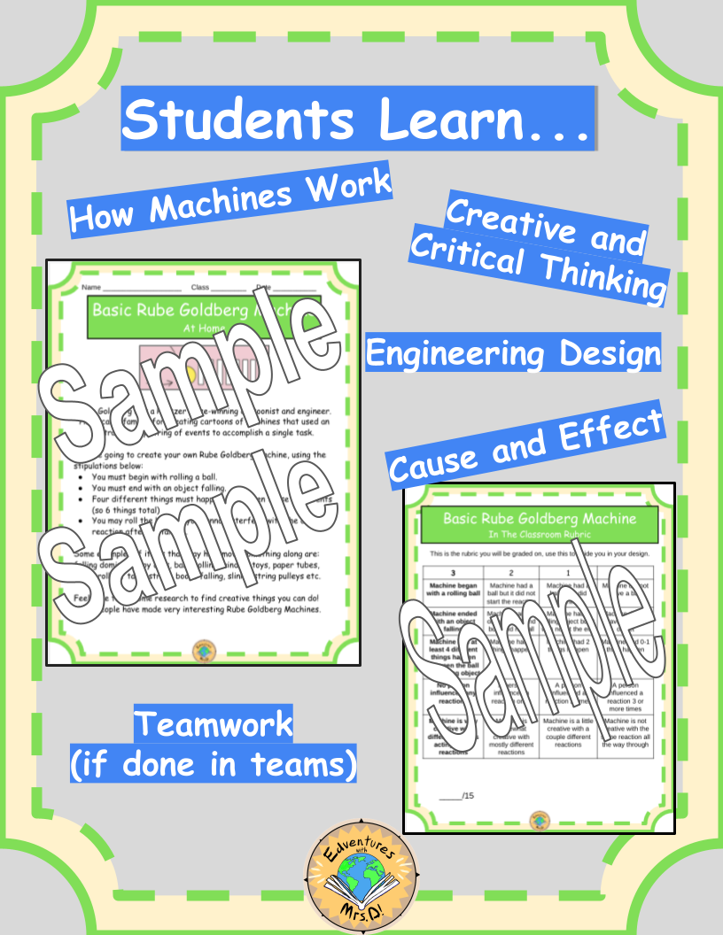 Basic Rube Goldberg Machine STEM Activity