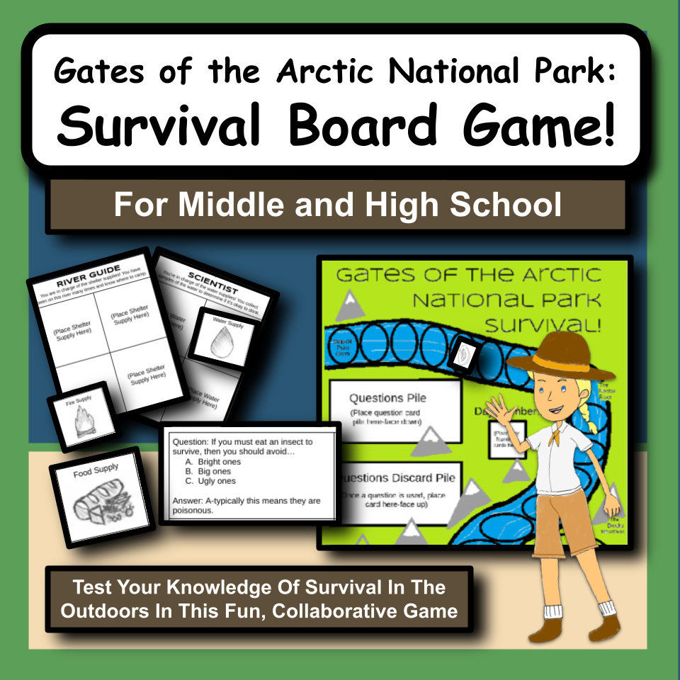 Gates of the Arctic National Park: Survival Board Game