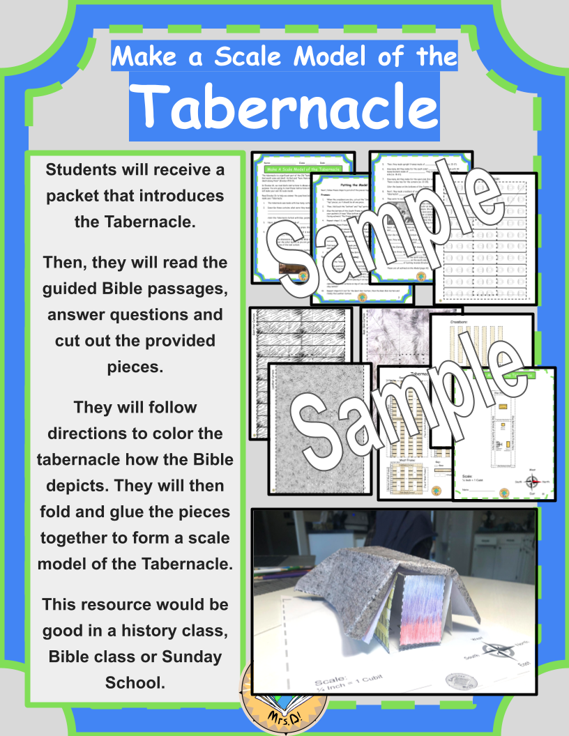 Make a Scale Model of The Tabernacle