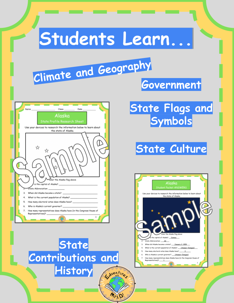Alaska Research Packet and Project Rubric