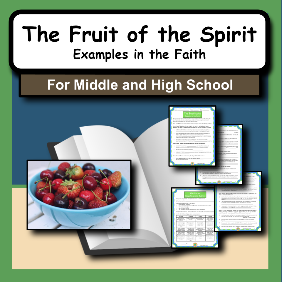 The Fruit of the Spirit: Examples in the Faith Activity