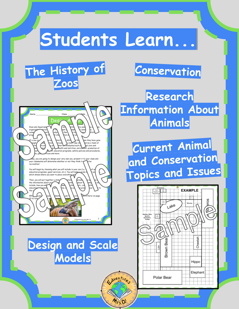 Design A Zoo: Animals, Enclosures, Conservation and More!