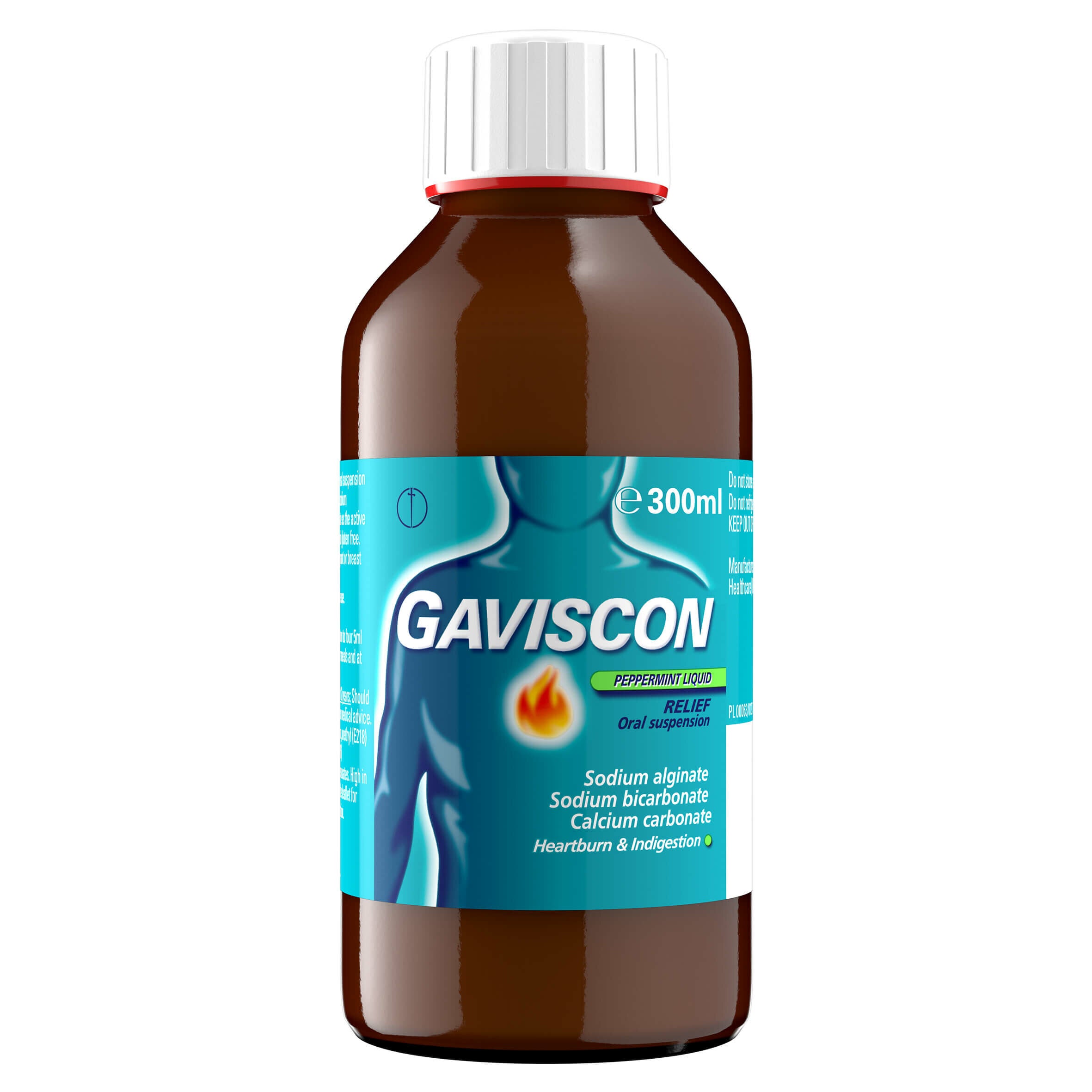 Gaviscon Peppermint Liquid 300-ml
