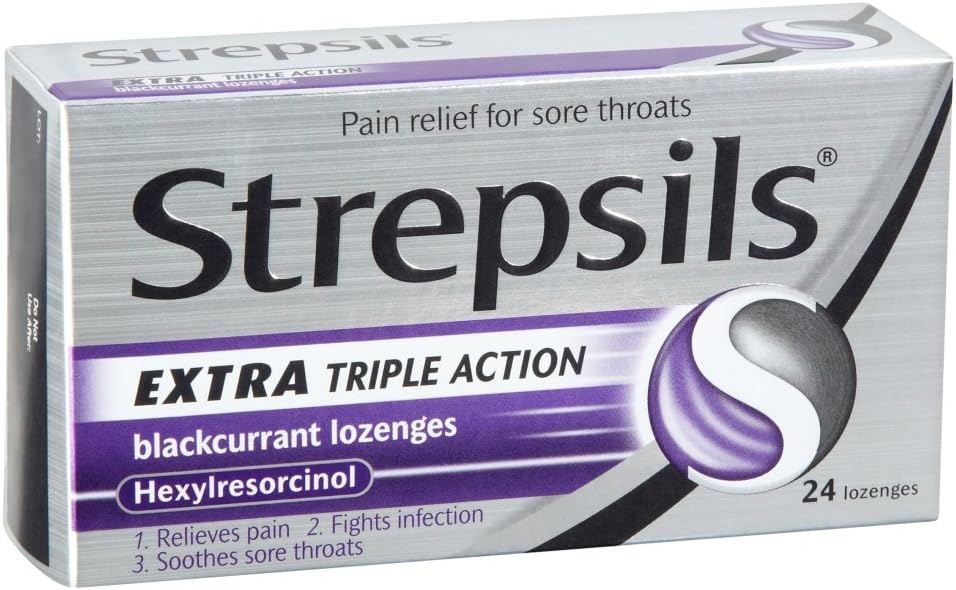 Strepsils Blackcurrant 24-Lozenges