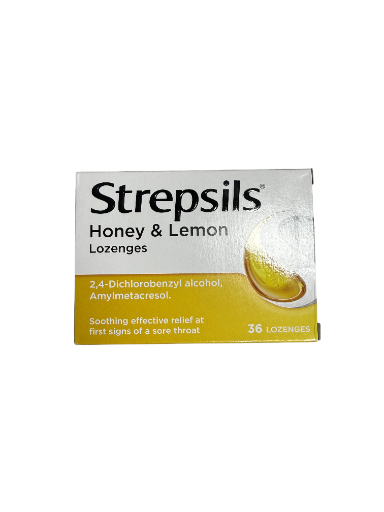Strepsils Honey & Lemon 36-Lozenges