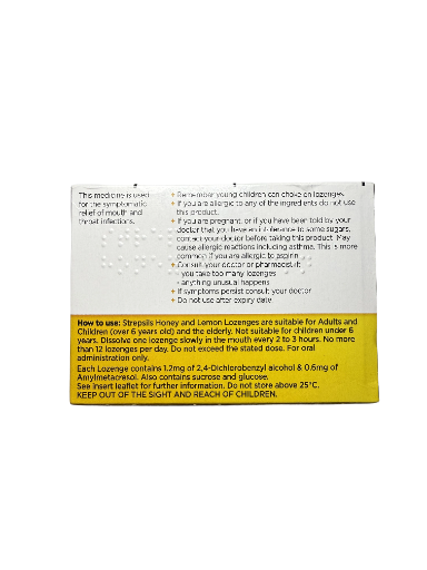 Strepsils Honey & Lemon 36-Lozenges