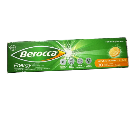 Berocca Energy Orange Flaveor 30-Tablet
