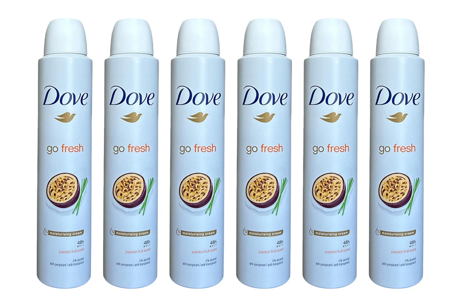 Dove Go Fresh Antiperspirant Deodorant Spray - Pack of 6