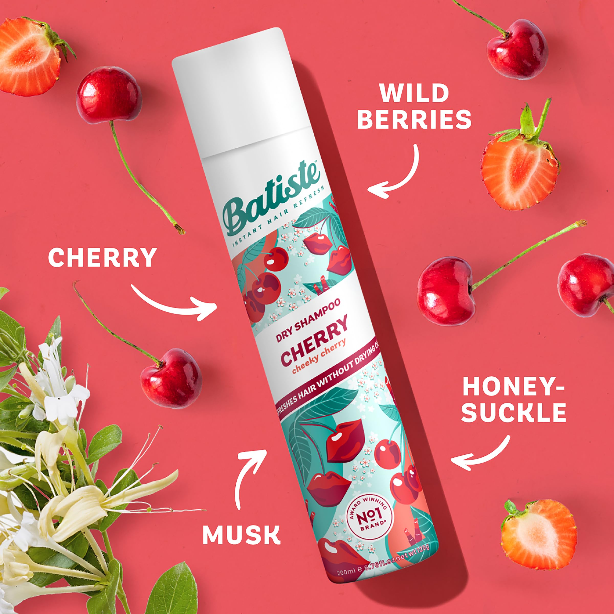 Batiste Dry Shampoo Cherry 200ml - 6 Pack