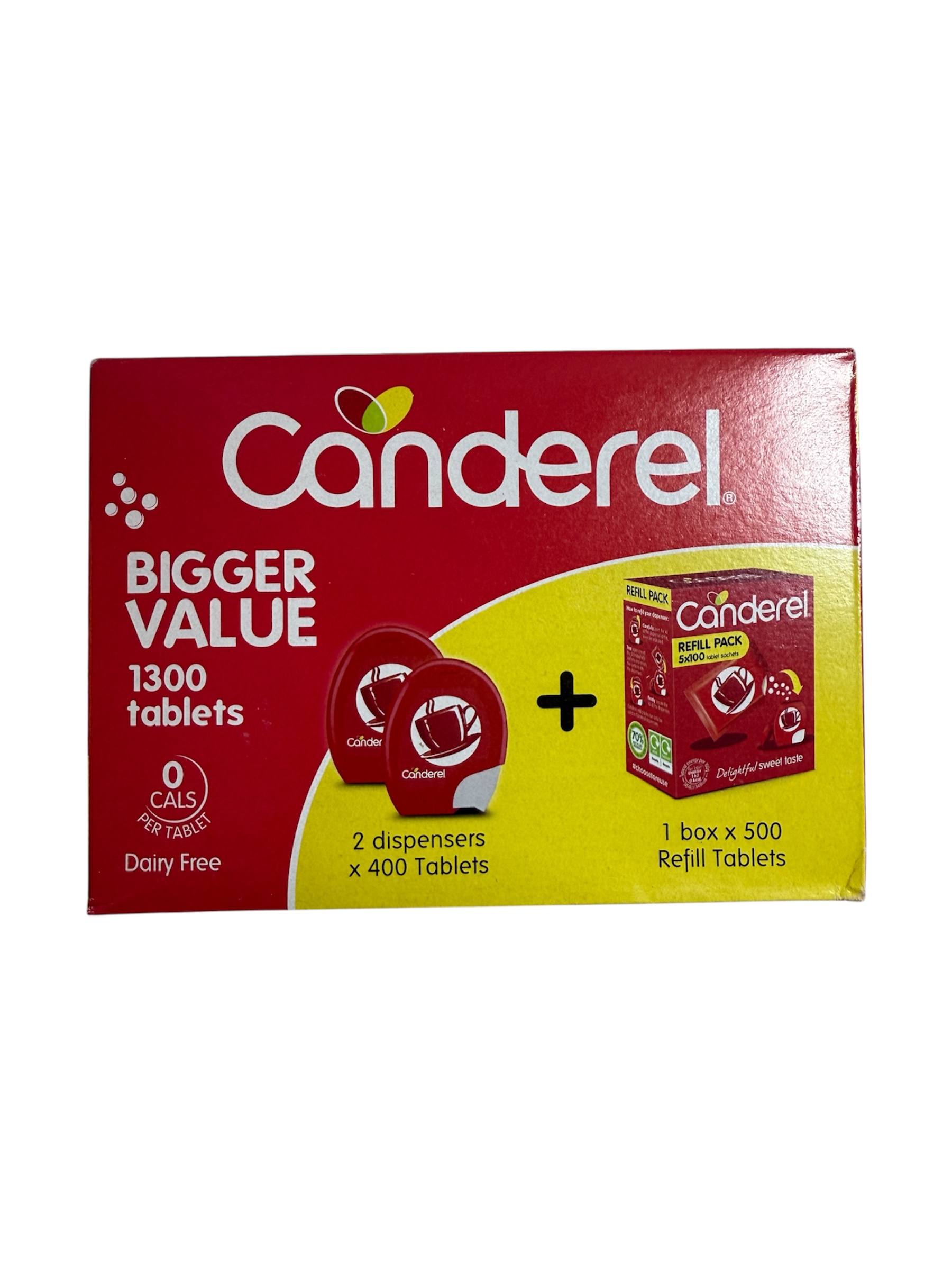 Canderel Bigger Value Pack - 1300 calorie-free sweetener tablets