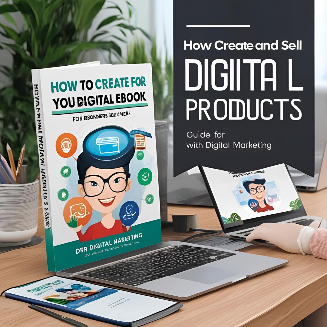 How To Create and Sell Digital Products Guide For Beginners with MRR and PLR, DFY Digital Marketing Ebook,