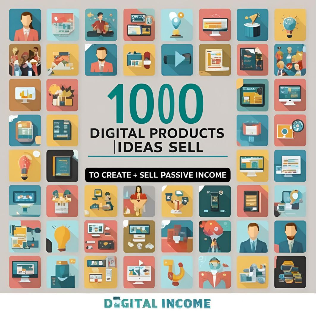 1000 Digital Products Ideas To Create And Sell Today For Passive Income