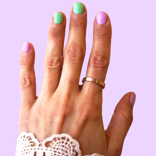 Rose Gold Milestones Ring