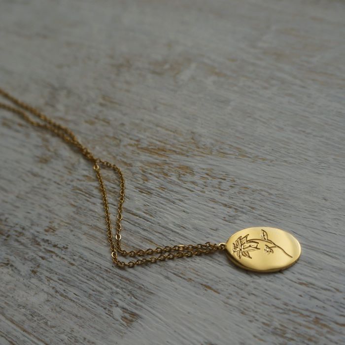 Birth Flower Necklace