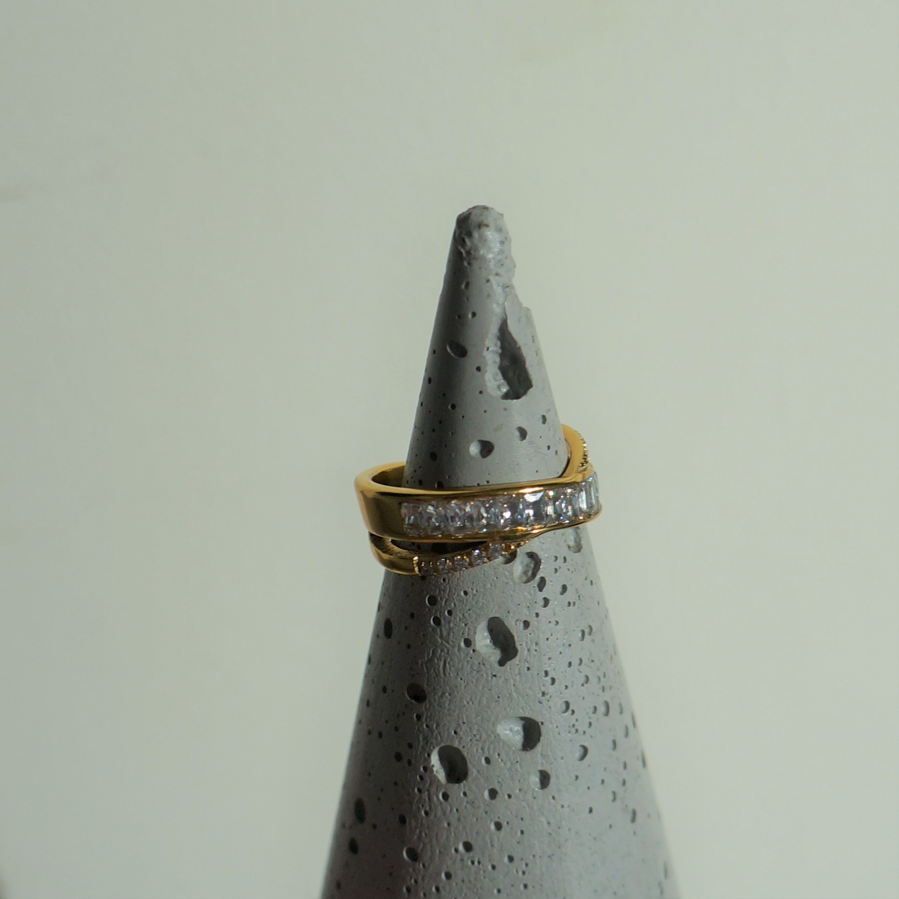 Faux Diamond Ring
