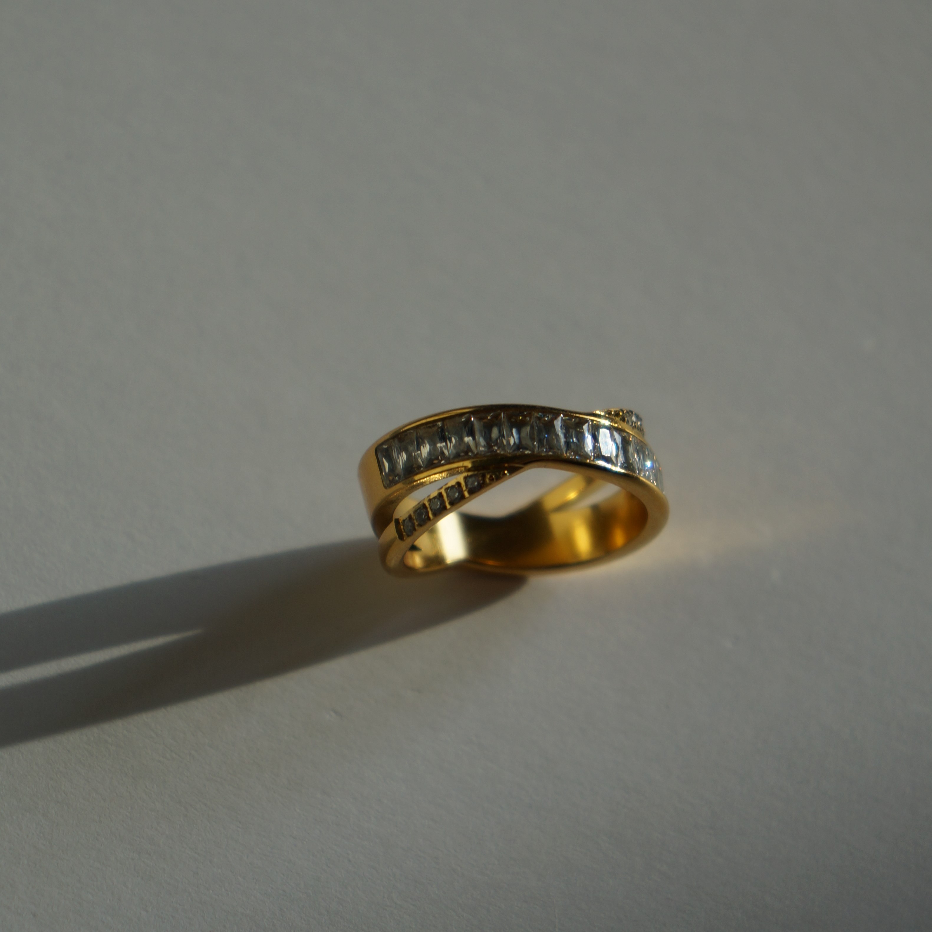 Faux Diamond Ring