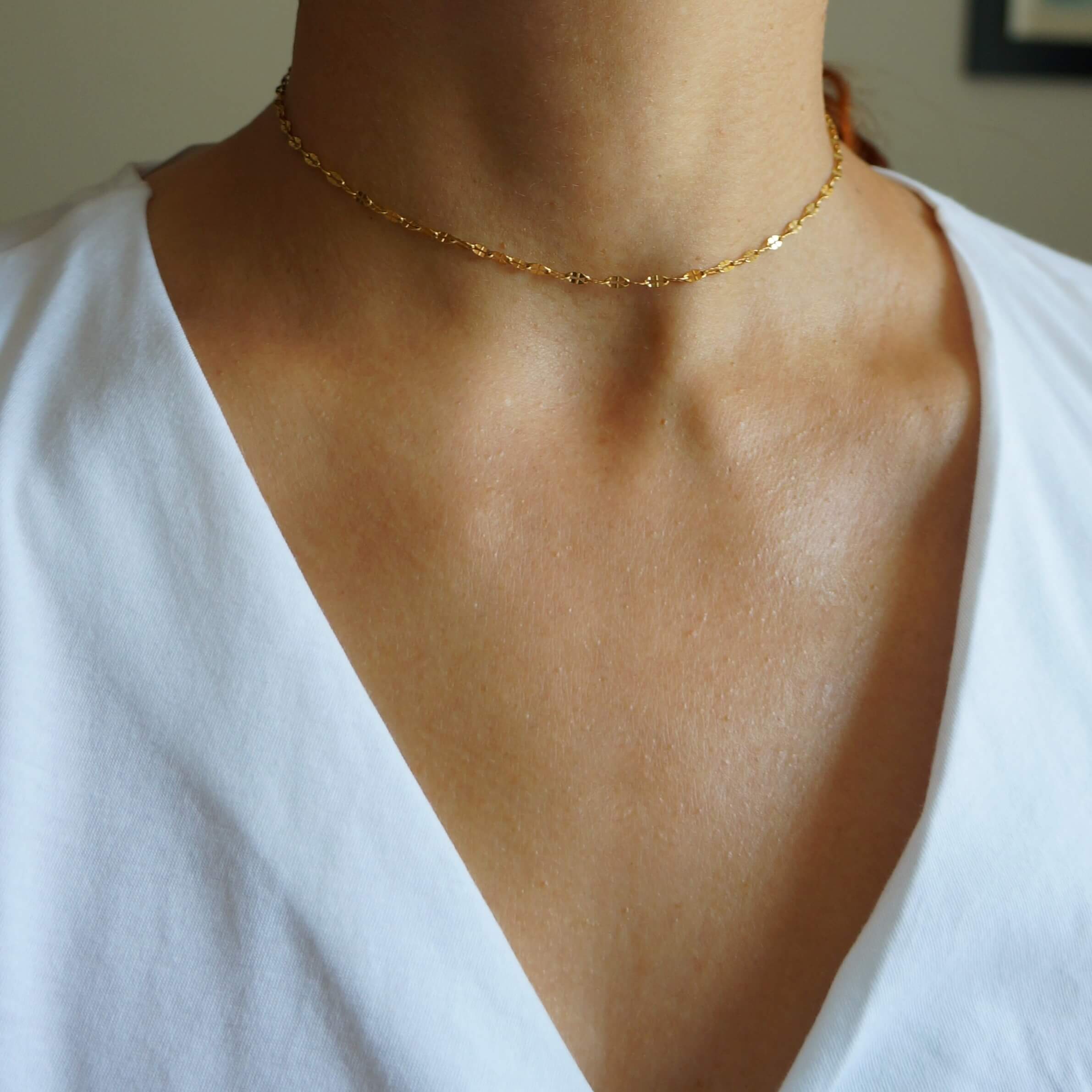 Sequin Choker