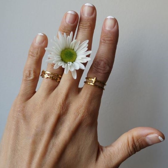 Double Dotty Ring