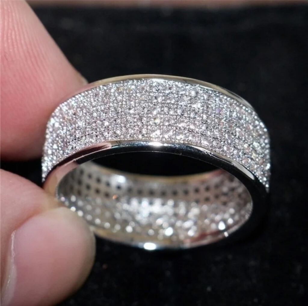 Diamond Encrusted Ring