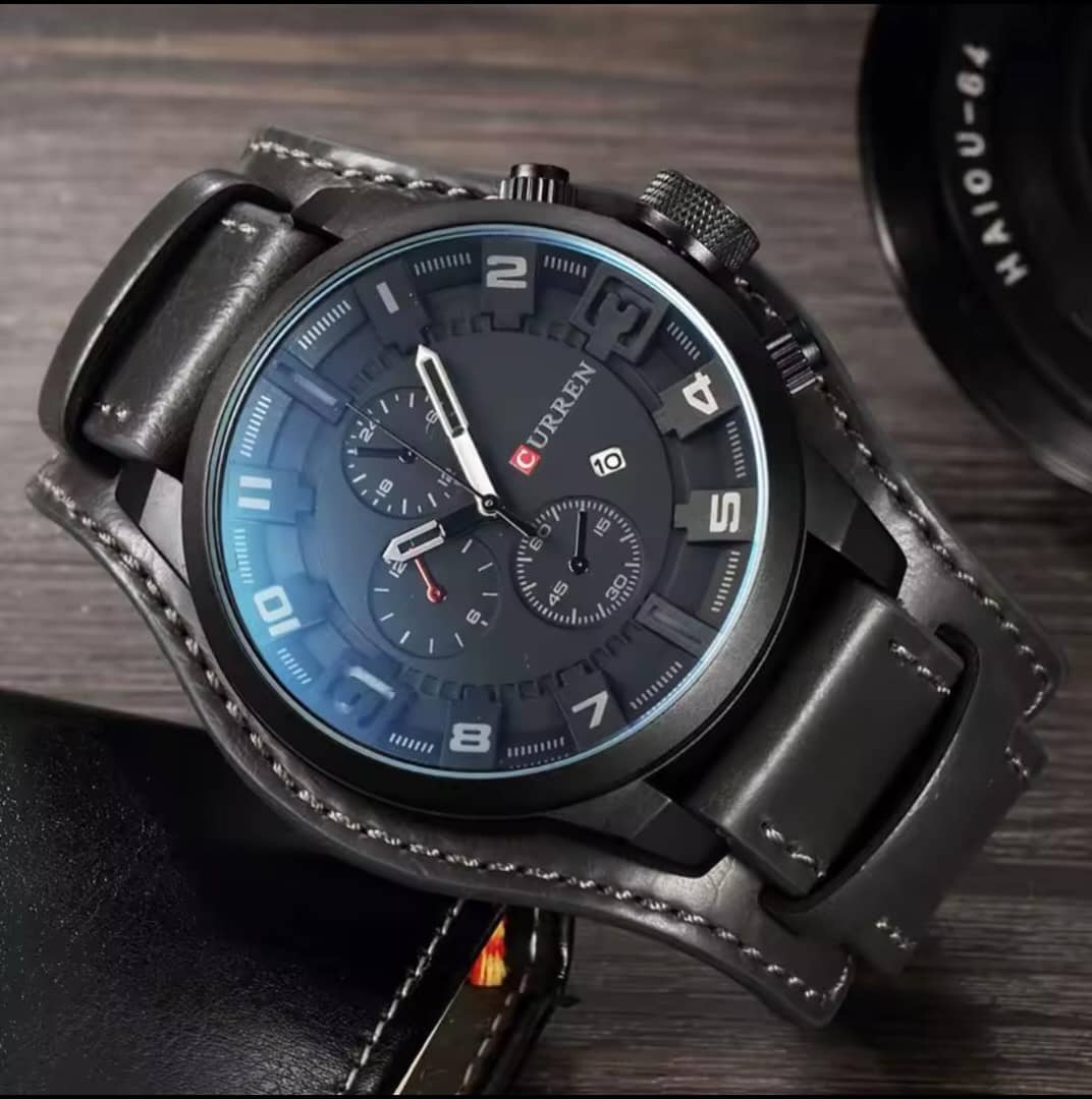 new watches CURREN Luxury Brand Men Watch Leather Strap Fashion Quartz-Watch Casual Sports Wristwatch Date Clock Relojes 8225