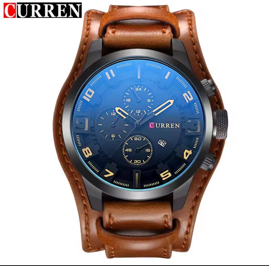 new watches CURREN Luxury Brand Men Watch Leather Strap Fashion Quartz-Watch Casual Sports Wristwatch Date Clock Relojes 8225