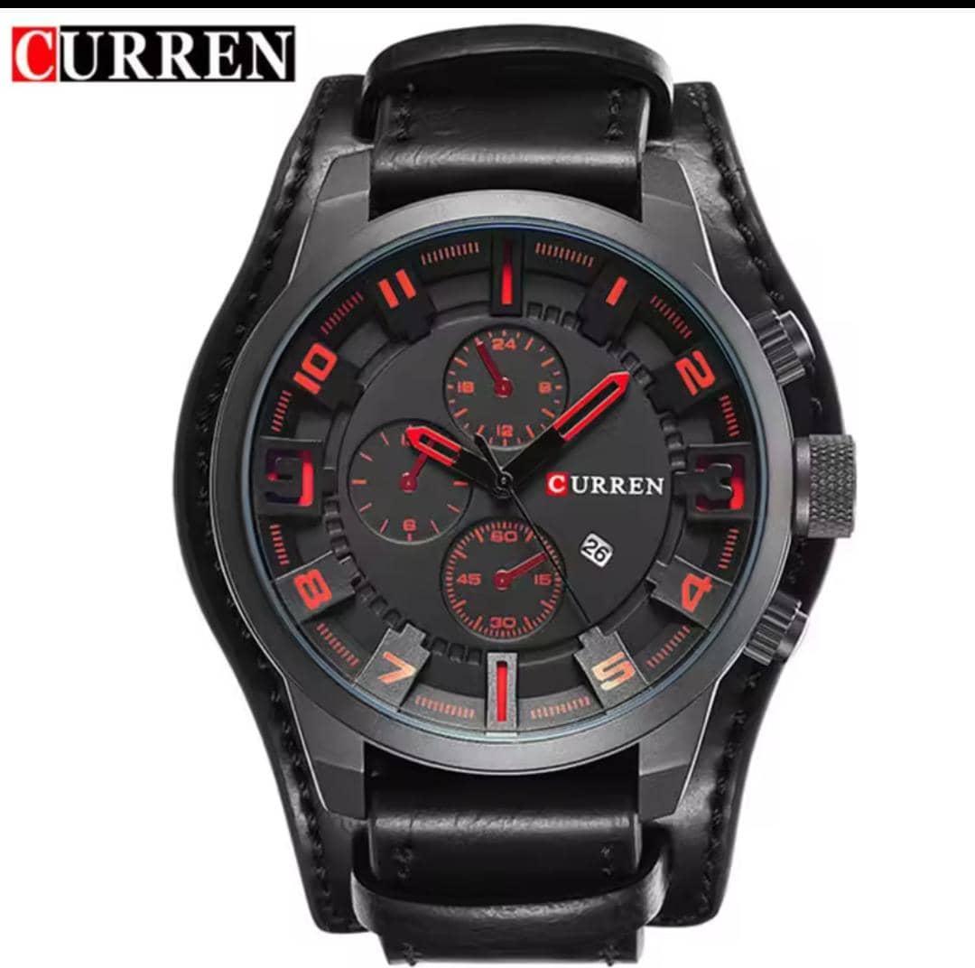 new watches CURREN Luxury Brand Men Watch Leather Strap Fashion Quartz-Watch Casual Sports Wristwatch Date Clock Relojes 8225