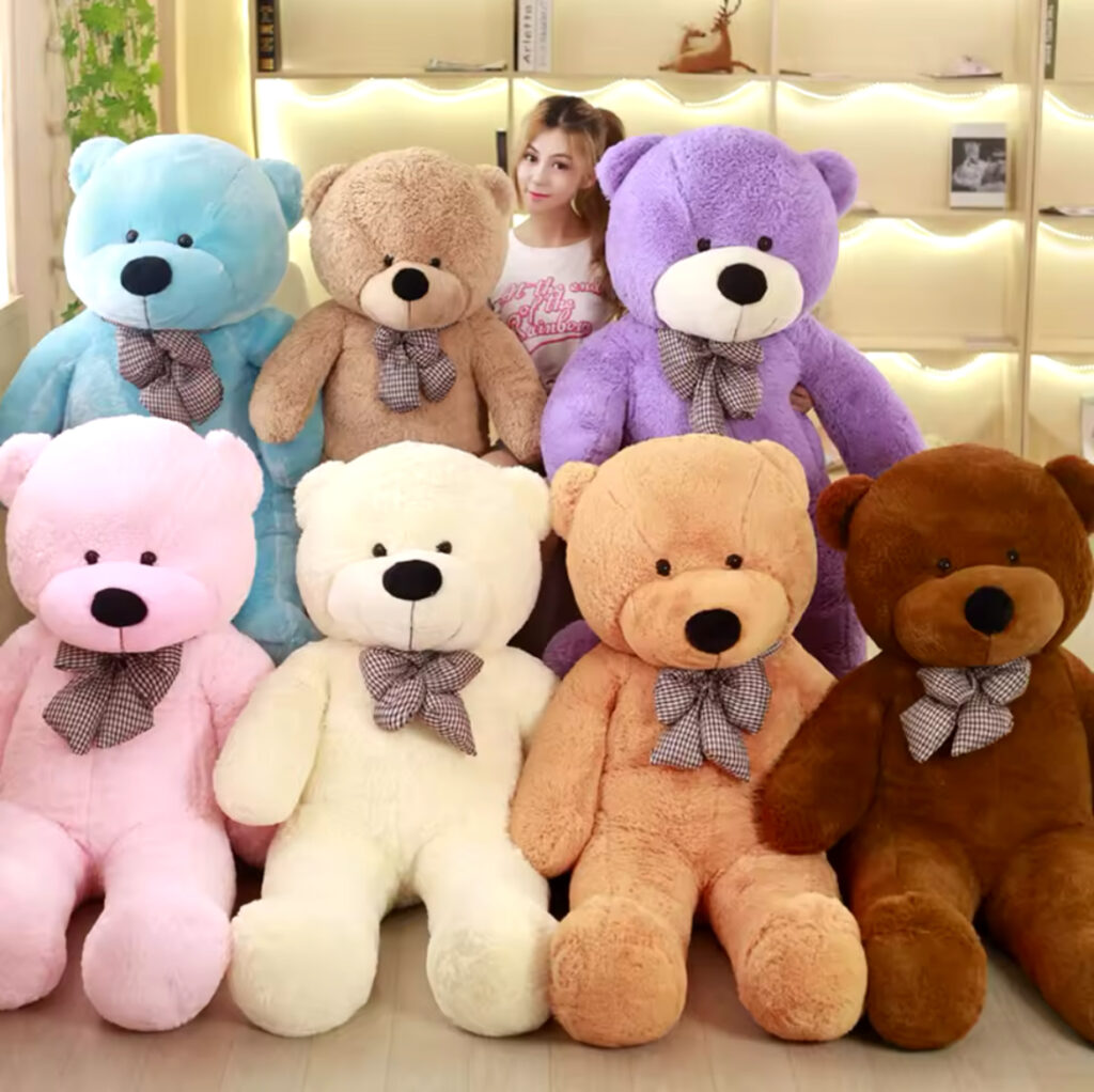 80cm Giant Teddy Bear available in different colors with free short note