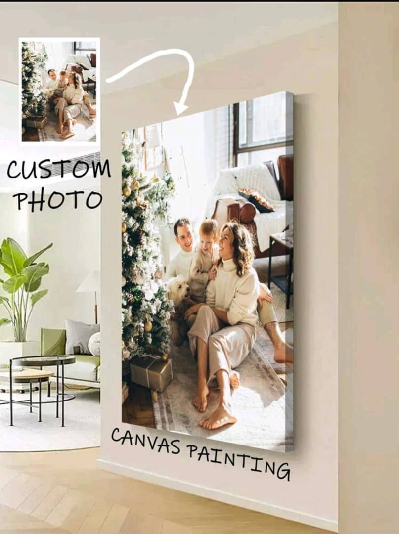 Custom Canvas Painting (with frame )