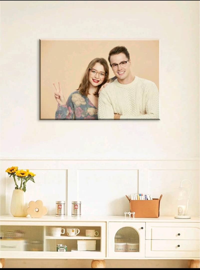 Custom Canvas Painting (with frame )