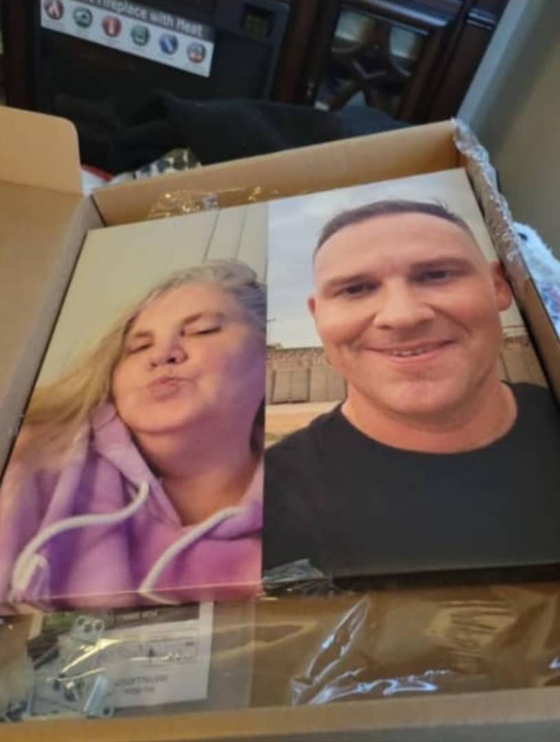 Custom Printed Photo (30cm*40cm) is the actual size of the frame if you want smaller size or bigger size message on my whatsapp