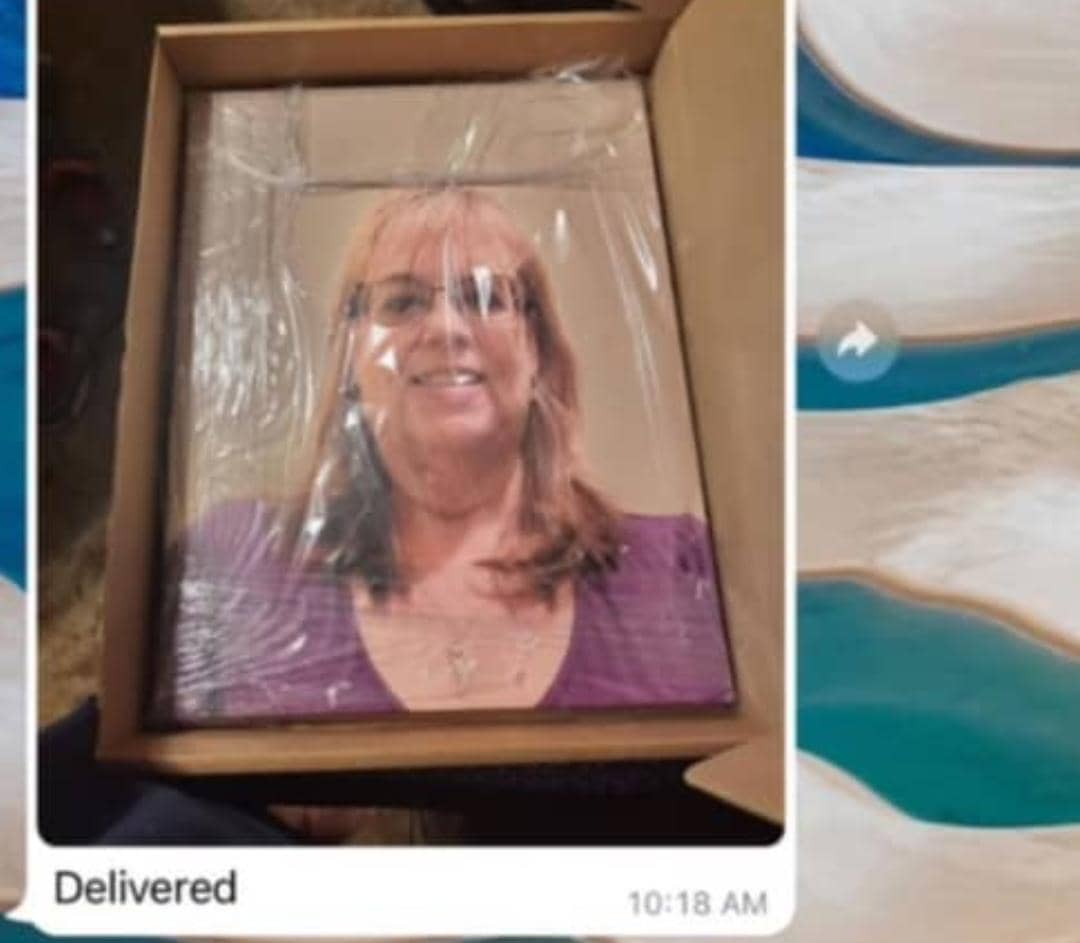 Custom Printed Photo  (30cm*40cm) is the actual  size of the frame if you want  smaller size or bigger size message on my whatsapp