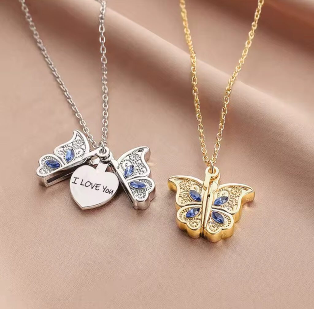 Butterfly Pendant Necklaces