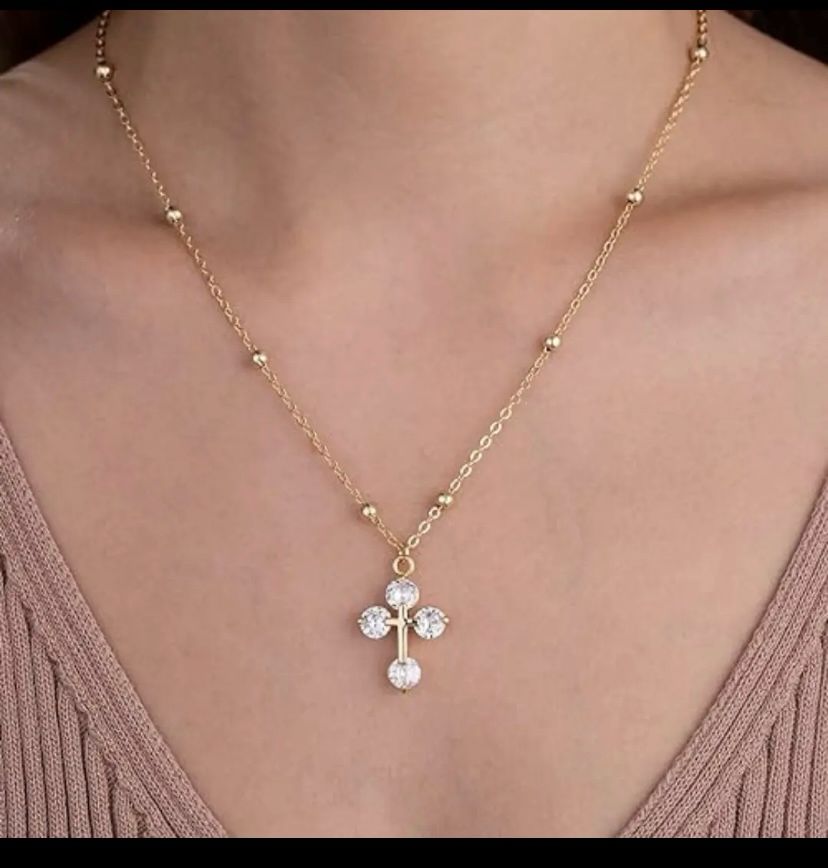 Gold Cross Necklace